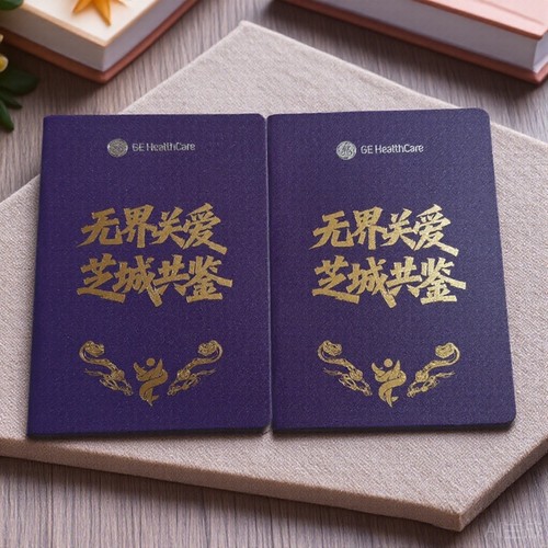 护照本集章本盖章本 签章本 个性紫色磨砂材质烫金量大从优