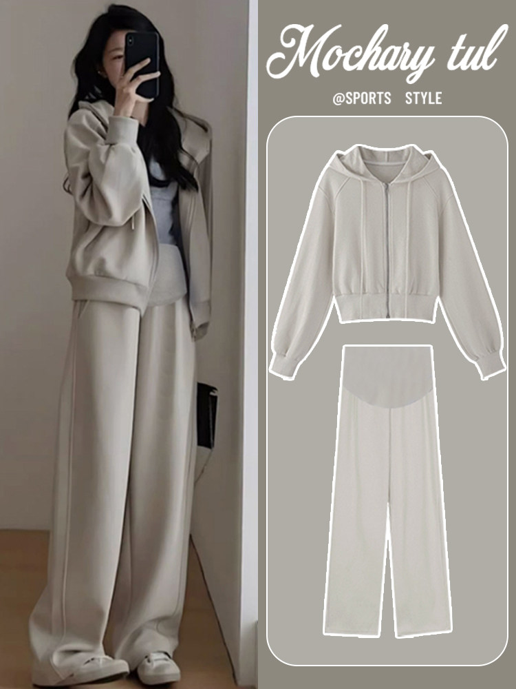 임부복 2024 가을 겨울 신상 양복 소형 및 대형 사이즈 고급 서양식 패셔너블한 재킷 봄 가을 스타일