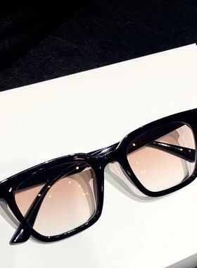 AQUADEVIDA 新款渐变余晖色板材镜架太阳镜男女显脸小遮阳墨镜