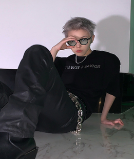 AQUADEVIDA 小众金属感光学变色绿色墨镜男女遮阳太阳镜渐变 个性