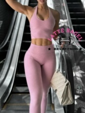 Боди/брюки bombshell炸弹黄油显臀健身运动长裤bunny leggings