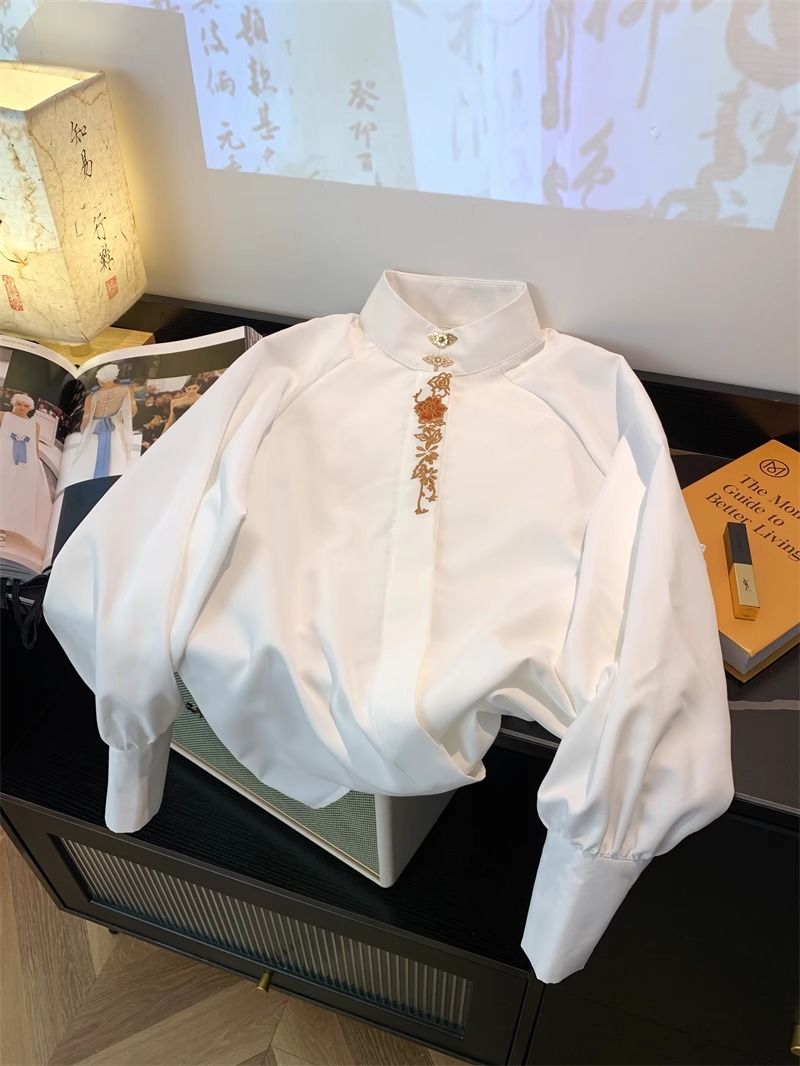 新中式国风衬衫汉服女装