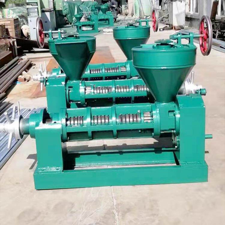 生榨菜籽油油坊用的花生大豆榨油机大螺旋式挤油机厂家