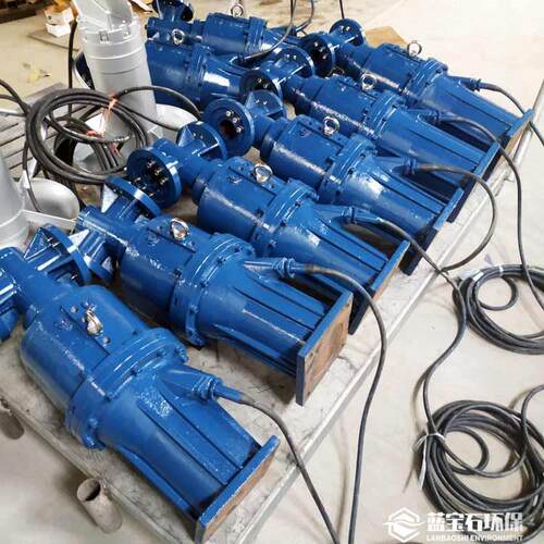 厌氧池潜水推流器QJB4/4-1800/2-35/P两叶式低速水下推进搅拌机