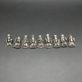 苗族银片少数民族彝族纯手工diy银饰百搭压襟角边老绣小孩泡帽子