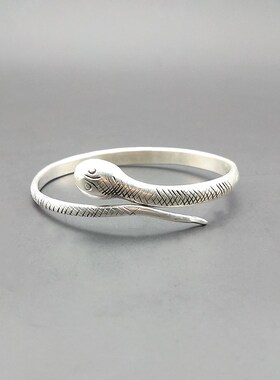 云南丽江民族风小蛇清新个性苗银