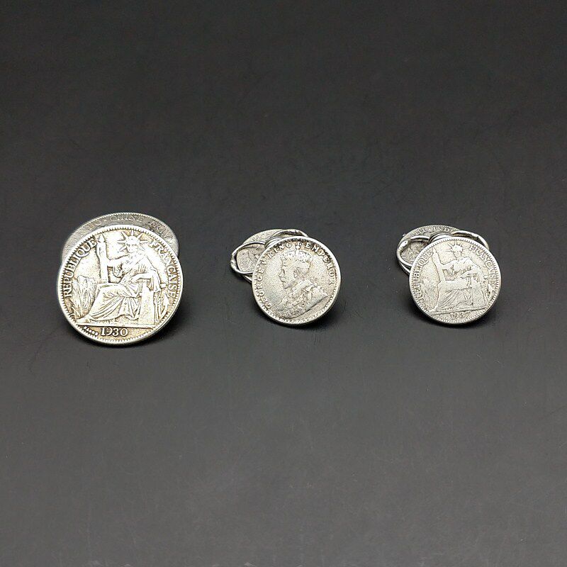 满99包邮云南少数民族 纯手工扣子 银币银扣 贵州少数民族银饰币