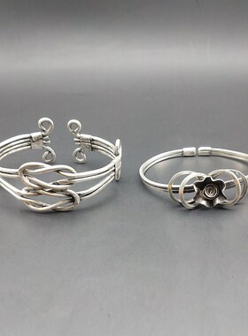 少数民族饰品苗银男女款手镯