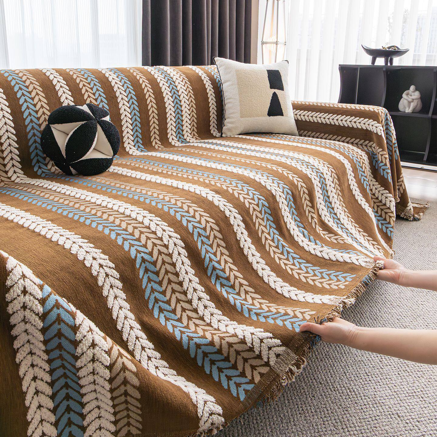 沙发巾一整张全盖四季通用2026年新款沙发垫子套罩盖布坐垫子