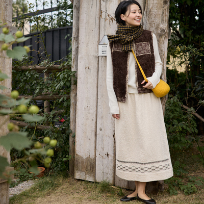 soilstone游牧感羊羔毛两穿马甲