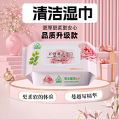 家用实惠装 含蔓越莓香男女成人护理湿巾经期孕期产后通用私护湿巾
