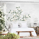 花影阑珊 美式 植物花鸟清新自然壁纸客厅卧室床头背景壁画 艺速
