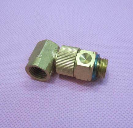 90度万向接头喷雾器打药机收管卷管绕管架弯头360度旋转螺纹14 铜