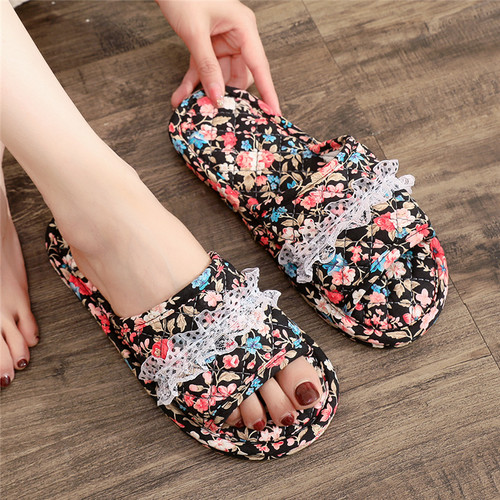 起彩一字型静音田园居家布底家居