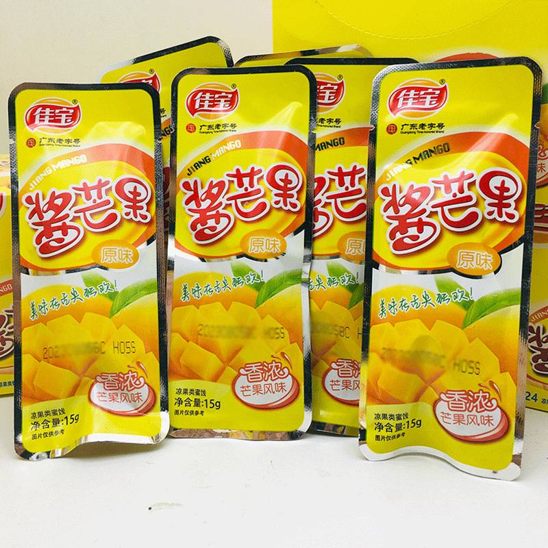 佳宝芒果干水果干原味酱芒果酸甜古早口味休闲小食品解馋零食