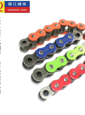 钱江QJ出美国彩色油封链条520525530VX十倍强度忍者嘉陵黄龙春风