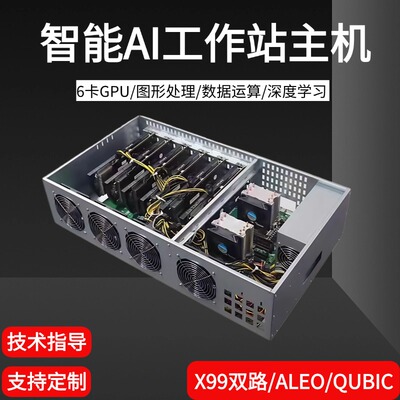 ALEO X99六卡准系统平台深度学习AI智能6显卡GPU服务器deepseek