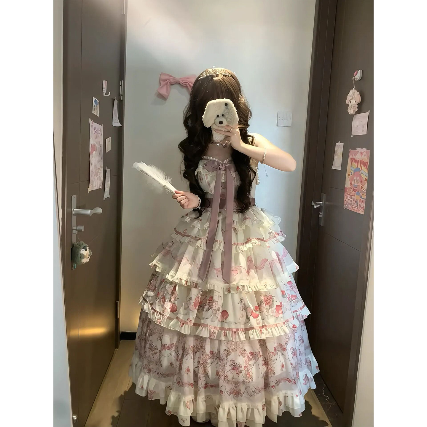 甜美度假风秘密花园Lolita连衣裙