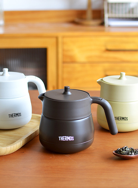 膳魔师焖茶壶闷泡壶不锈钢保温壶办公家用茶水分离迷你茶杯TTE