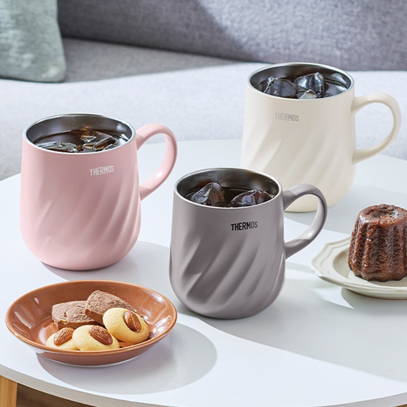 日本膳魔师轻奢保温马克咖啡杯