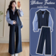 上衣裤 孕妇套装 高级感拼接翻领宽松长袖 韩版 子两件套 春秋2026新款