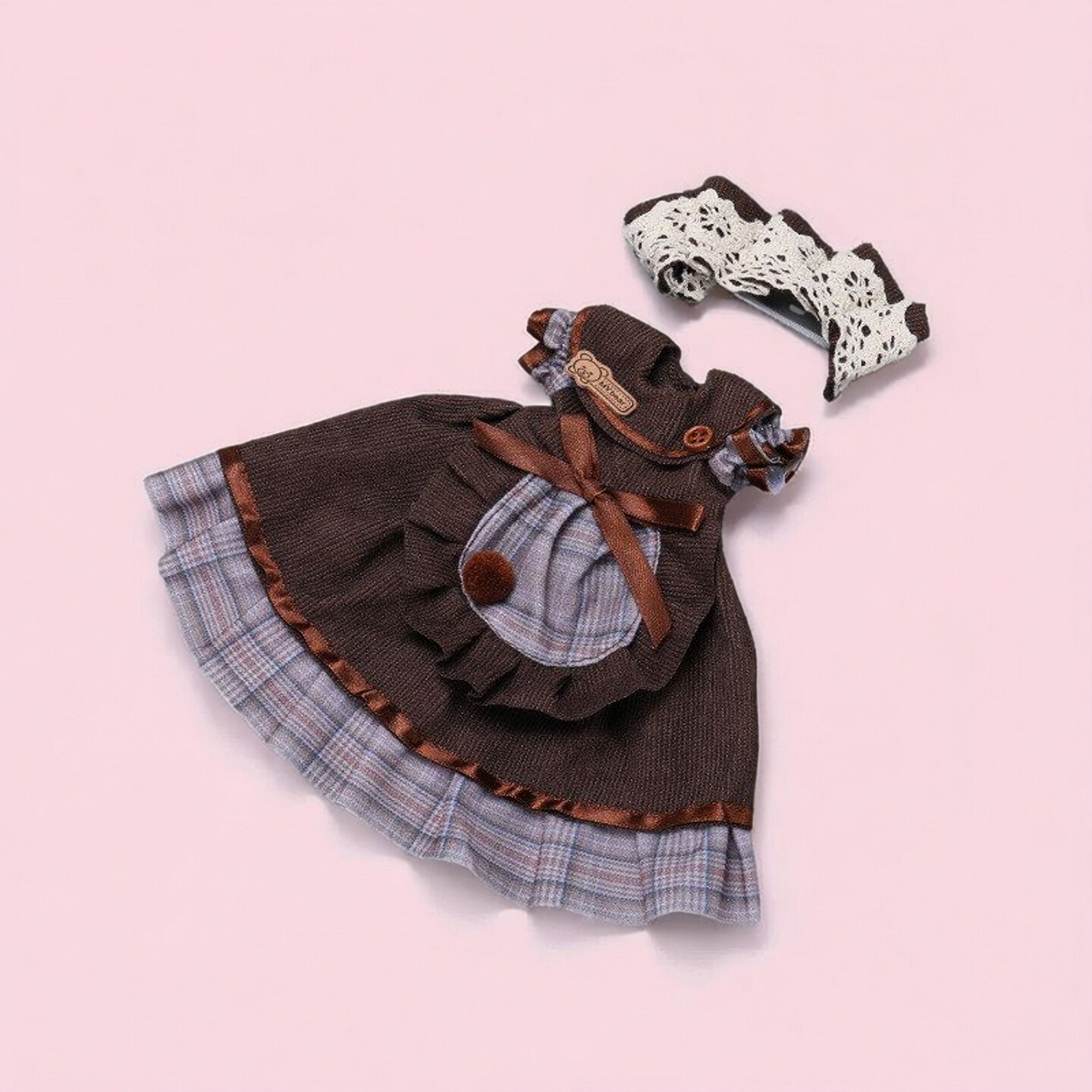 雾岛 6分bjd/sd娃衣30cm娃娃衣服洛丽塔连衣裙复古森系宫廷风套装