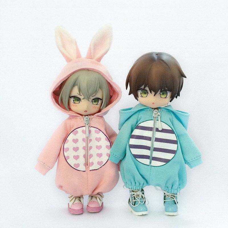 ob11娃衣兔耳连体衣阿巳2.0衣服