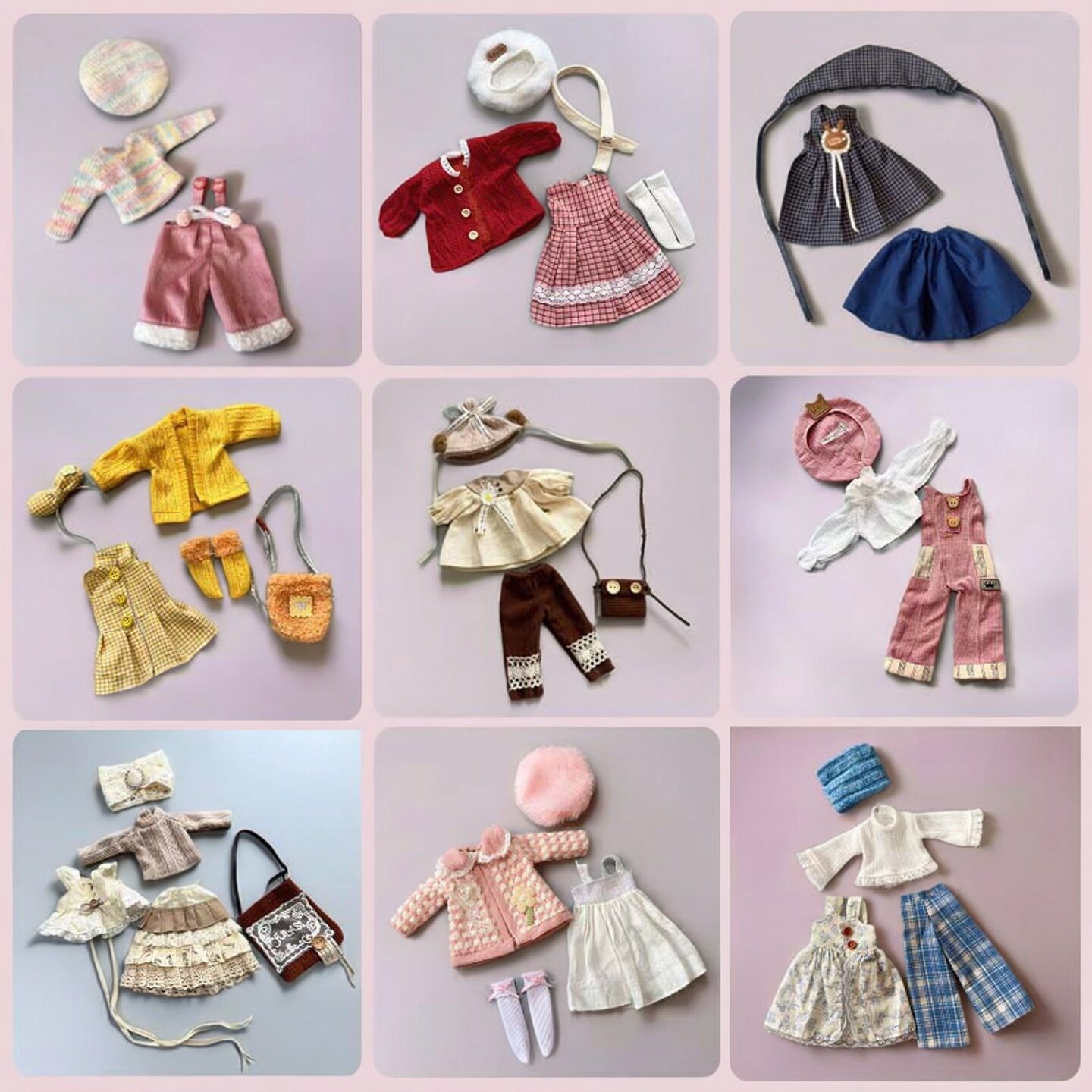 雾岛 6分BJD/SD娃衣棍棍体30cm娃娃玩偶洛丽塔换装帽子衣服套装