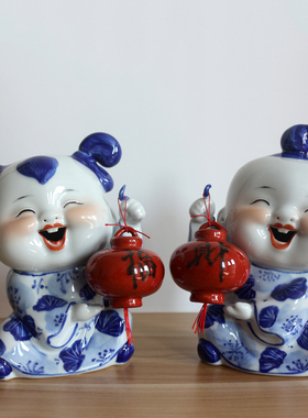 景德镇手绘家居客厅摆件结婚礼品