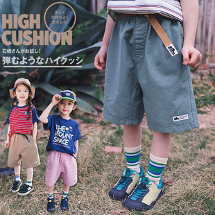 山系童装儿童工装短裤2026夏季新款宝宝水洗棉裤子女童百搭五分裤