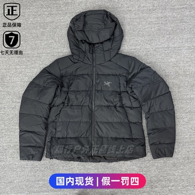 正品ARCTERYX始祖鸟 Thorium Jacket 750蓬刺绣短款排骨羽绒服