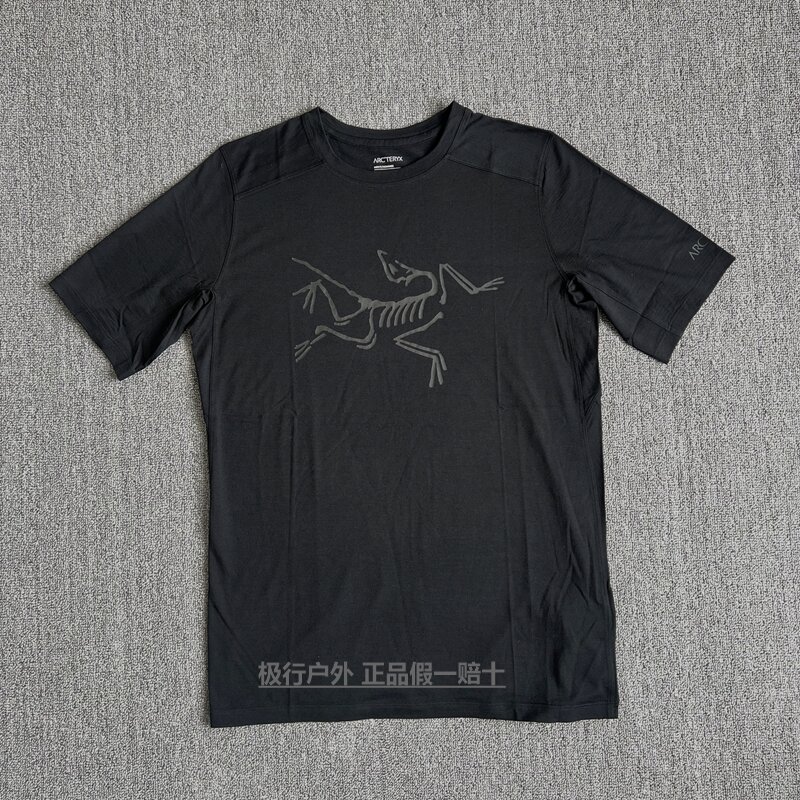 始祖鸟短袖大logo男士羊毛