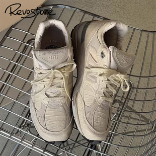 简约休闲运动鞋 New 皮质复古低帮男女跑步鞋 英产 Balance 991v1