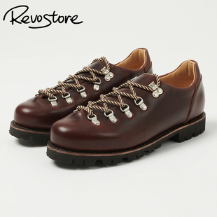 Paraboot Clusaz 法国产 复古低帮男鞋户外登山鞋休闲系带皮鞋