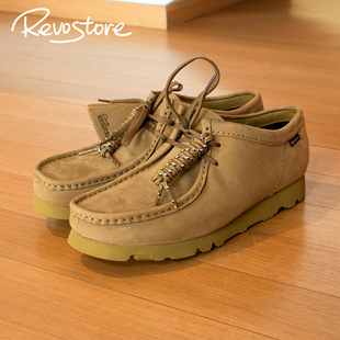 Clarks Wallabee GTX 防水 复古低帮男鞋袋鼠鞋防滑运动休闲鞋