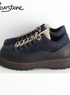 Diemme Cornaro Gomma 低帮男鞋麂皮工装徒步登山系带休闲运动鞋