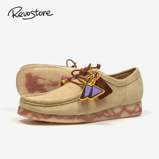 Aries x Clarks Wallabee Desert Trek 复古低帮麂皮休闲鞋男女鞋
