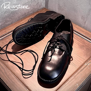 Derby UC1D4F02 马皮 Undercover 休闲皮鞋 Guidi 低帮男德比鞋