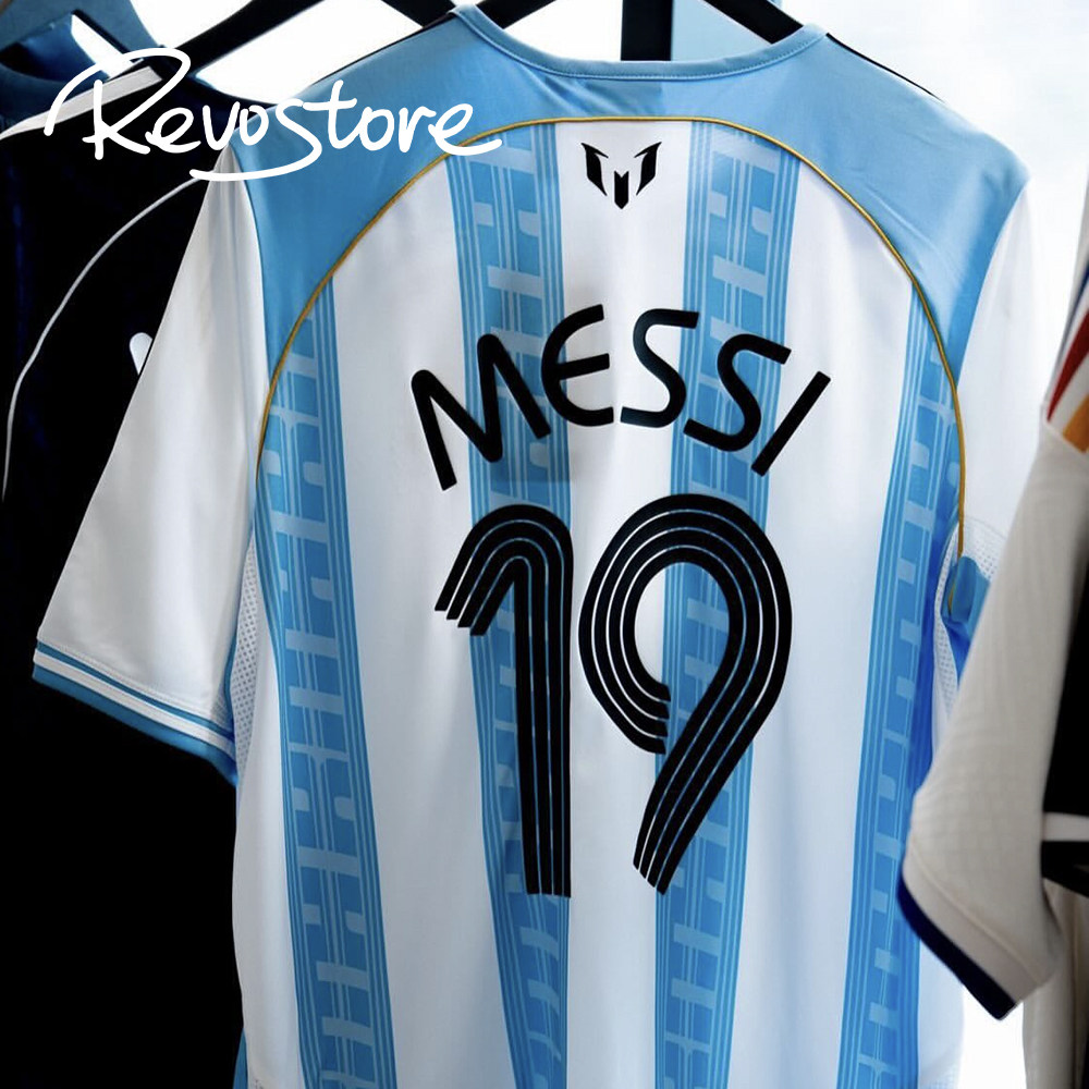Kith x Messi x adidas Football Jersey 复古男女足球短袖球衣T