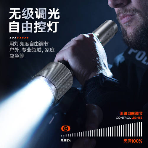 PHILIPS飞利浦SFL2143强光手电筒变焦超亮远射充电便携超长续航