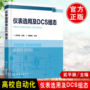 正版书籍 仪表选用及DCS组态 武平丽 仪表选用控制系统方案设计高等院校自动化专业教科书毕业设计指导用书DCS系统配置DCS系统组态