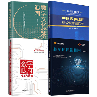 【全4册】数字化转型百问 辑点亮智库数字 变革与法治马颜昕中国数字 建设技术蓝皮书杨绍亮数字文化经济浪潮金巍书籍
