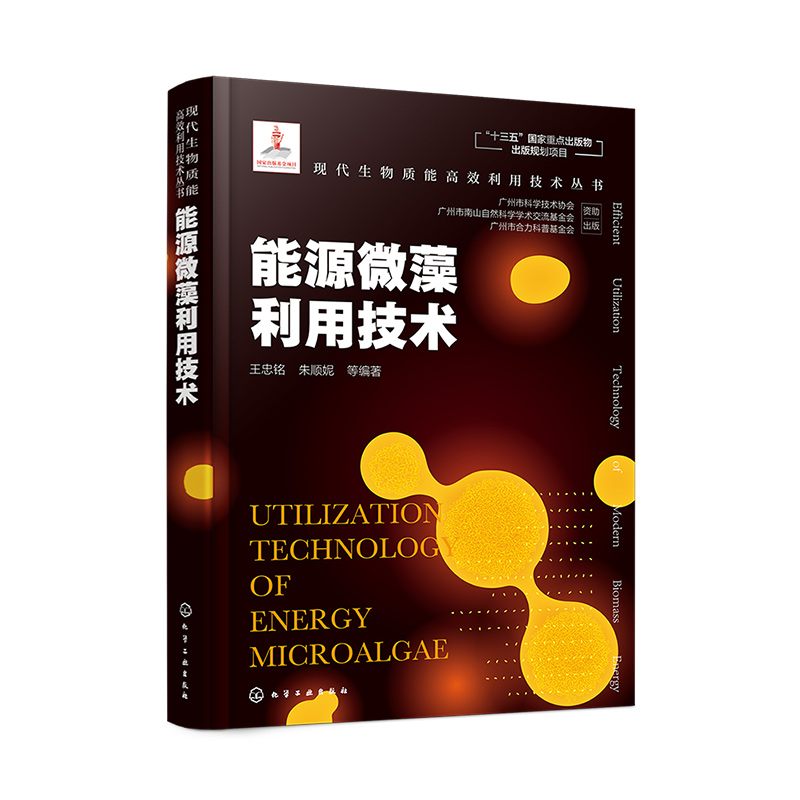 正版书籍 现代生物质能高效利用技术丛书--能源微藻利用技术 王忠铭朱顺妮可再生能源科学与工程生物工程环境科学与工程专业参阅