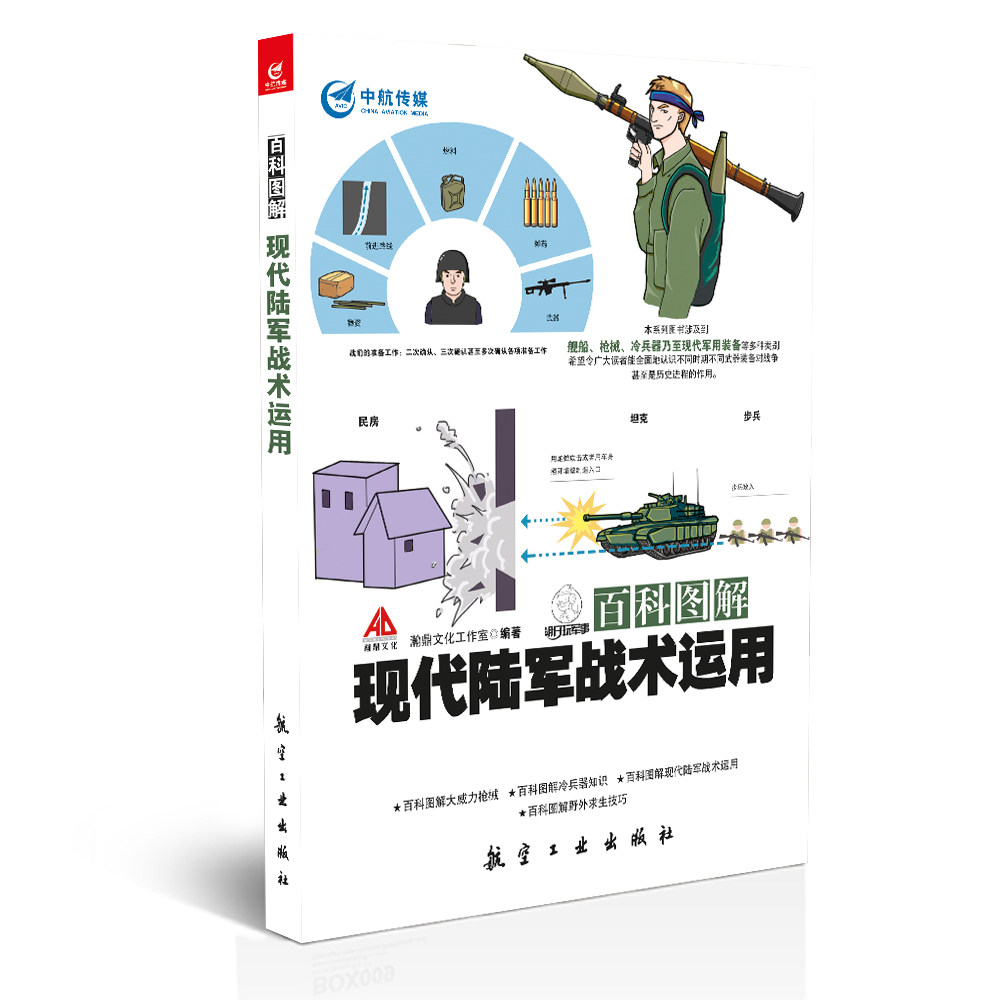 正版书籍 现代陆军战术运用-百科图解瀚鼎文化工作室军事科普陆军知识