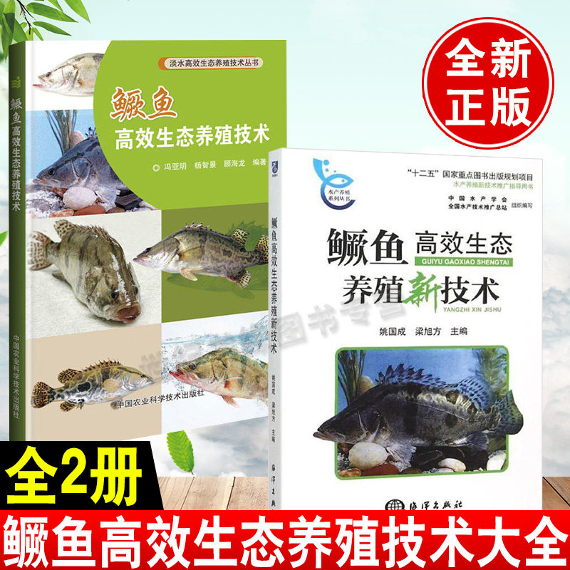 【全2册】鳜鱼高效生态养殖技术鳜鱼高效生态养殖新技术水产健康养殖丛书养鱼养殖技术全养殖鱼病防治技术水产养殖技术养殖水产
