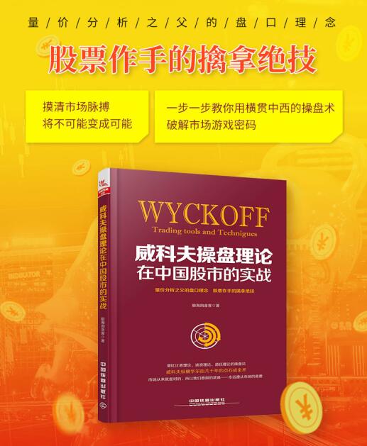 【中国股市书籍】威科夫操盘理论在中国股市的实战 股海淘金客 股票投资炒股书籍期货日报推荐威科夫技术传人论道式理论波浪理论