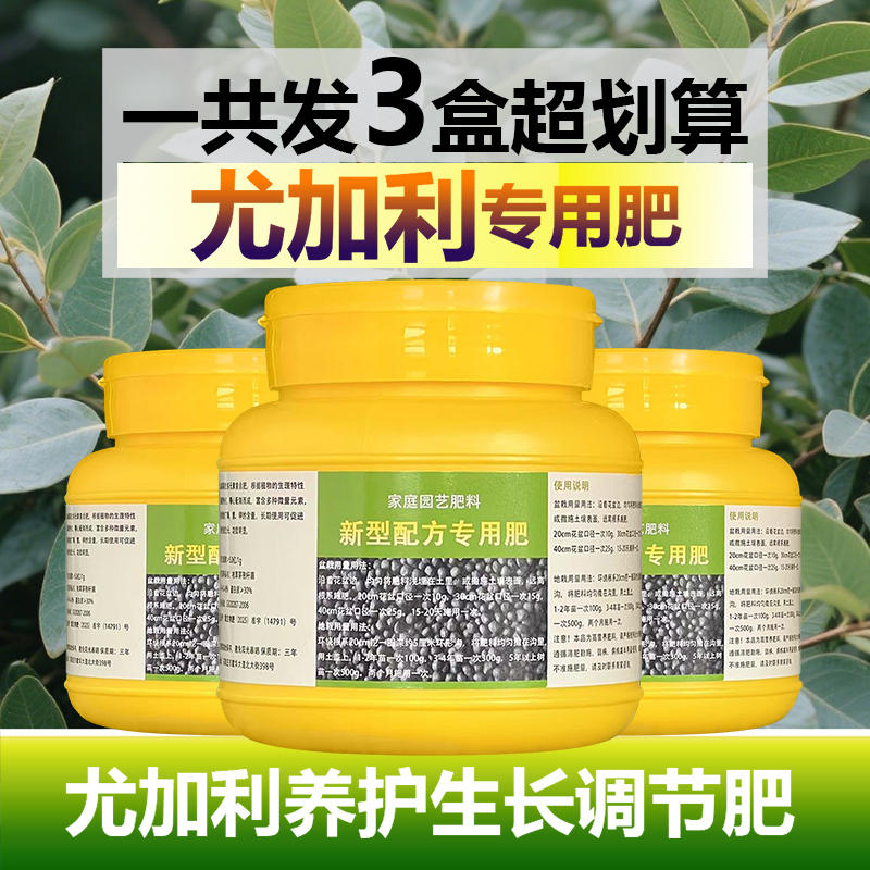 尤加利专用肥料盆栽种植树苗尤加利树营养液叶面肥颗粒有机肥肥料