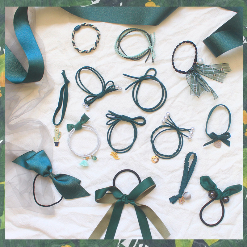 hi color 墨綠色的發圈頭繩發飾來壹波在類目 飾品/流行首飾/時尚飾品新, 髮飾中 - 來自Buy2taobao.com提供專業的淘寶代購服務