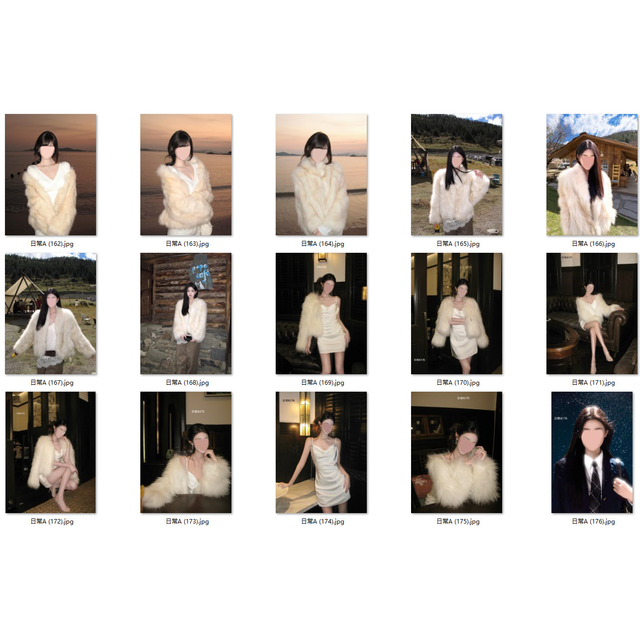 日常生活照模板--详情中选择--写真合成p图生活照证件照改换 AI