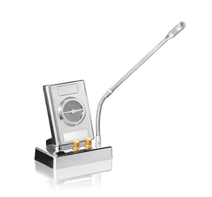 银新2009D银行铝合金医院车站柜台窗口双向对讲机扩音器对话器